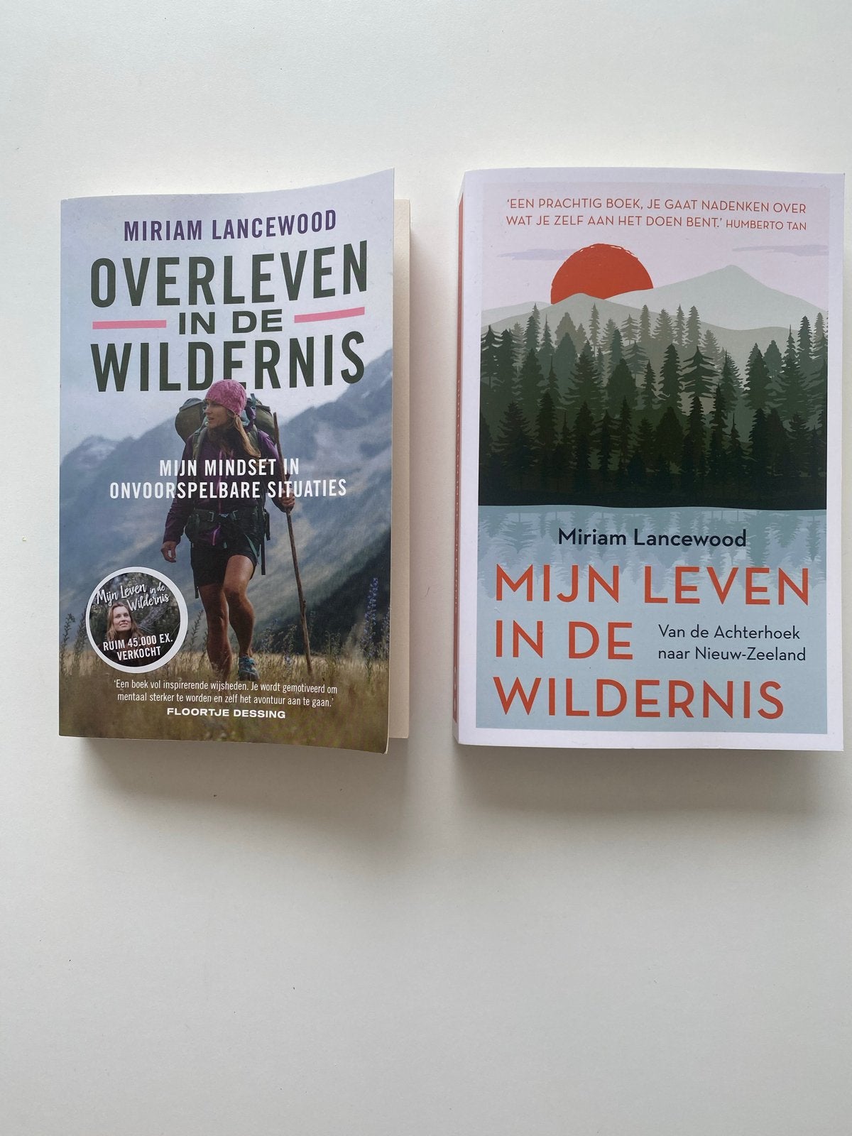 Miriam Lancewood - Overleven in de Wildernis (2 boeken), Ophalen of Verzenden, Zo goed als nieuw, Nederland