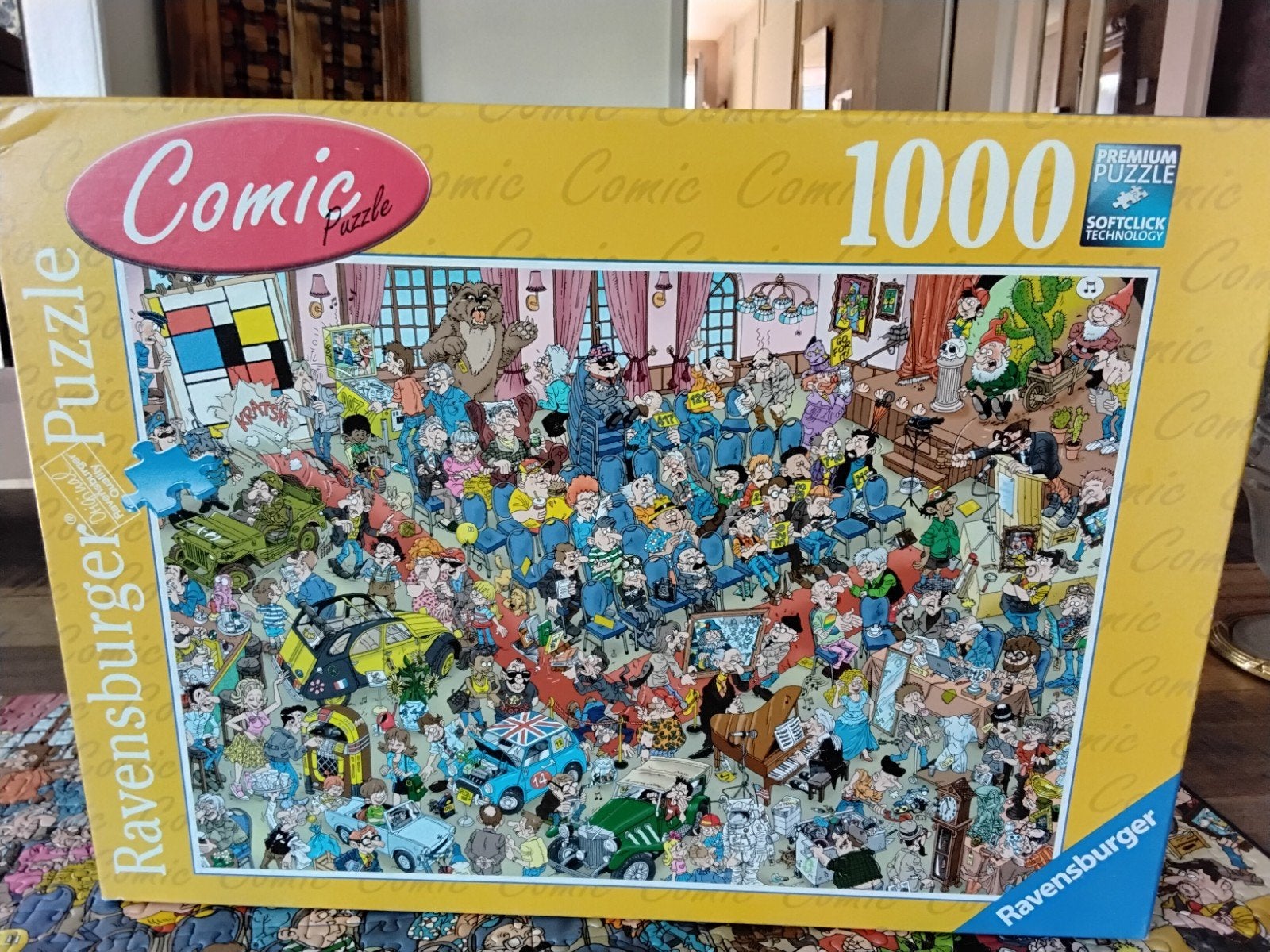 Ravensburger Comic Puzzel 1000 Stukjes, Ophalen, 500 t/m 1500 stukjes, Zo goed als nieuw, Legpuzzel