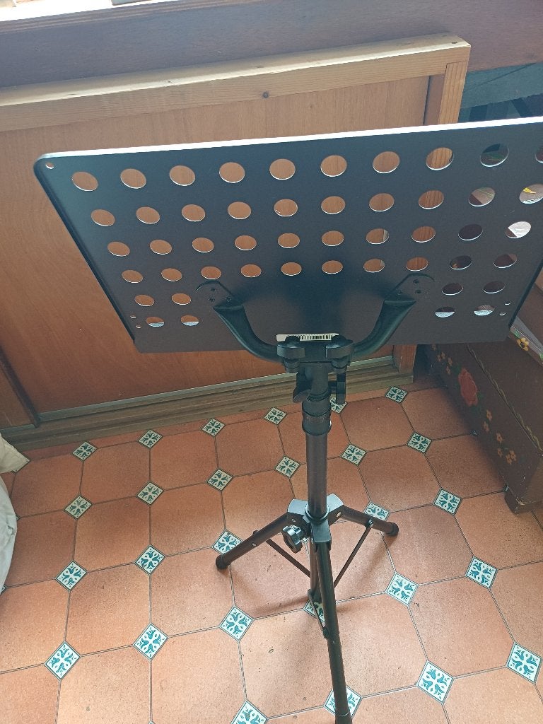muziekstandaard, Ophalen of Verzenden, Gebruikt, Muziekstandaard, Klarinet