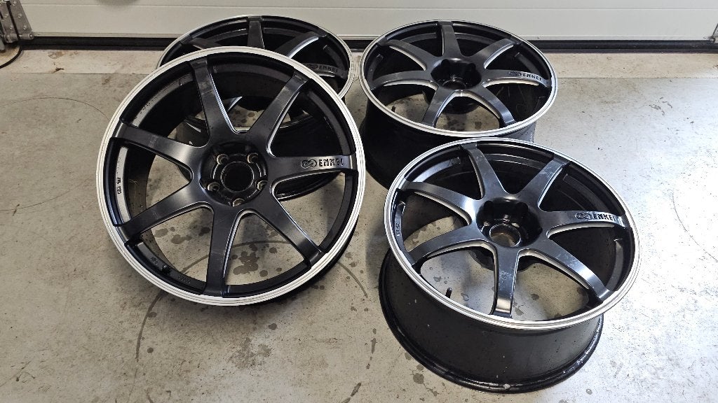 Enkei SC38 20 inch velgen Audi VW Mercedes BMW | 5x112 ET35, Gebruikt, 255 mm, Banden en Velgen, Ophalen of Verzenden