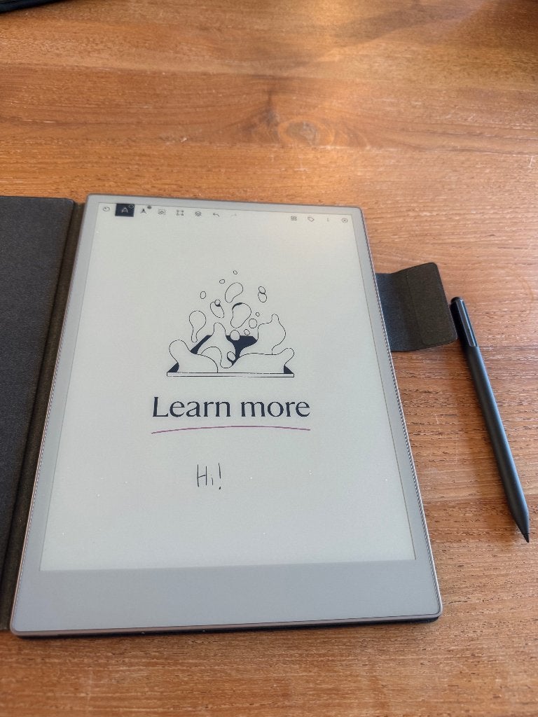 reMarkable Paper Pro inclusief Marker Plus en Book folio, Computers en Software, Tekentablets, Ophalen of Verzenden, Zo goed als nieuw
