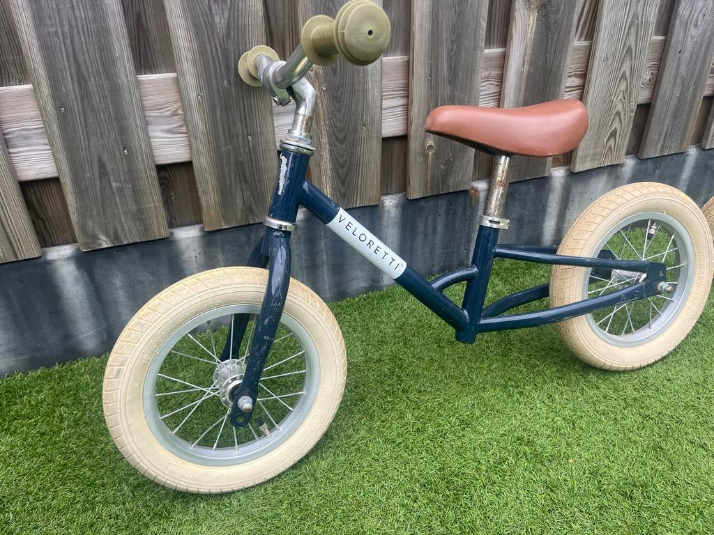 Veloretti loopfiets (& 3 wieler) blauw - gebruikt, Fietsen en Brommers, Fietsen | Kinderfietsjes, Ophalen, Gebruikt, Minder dan 16 inch