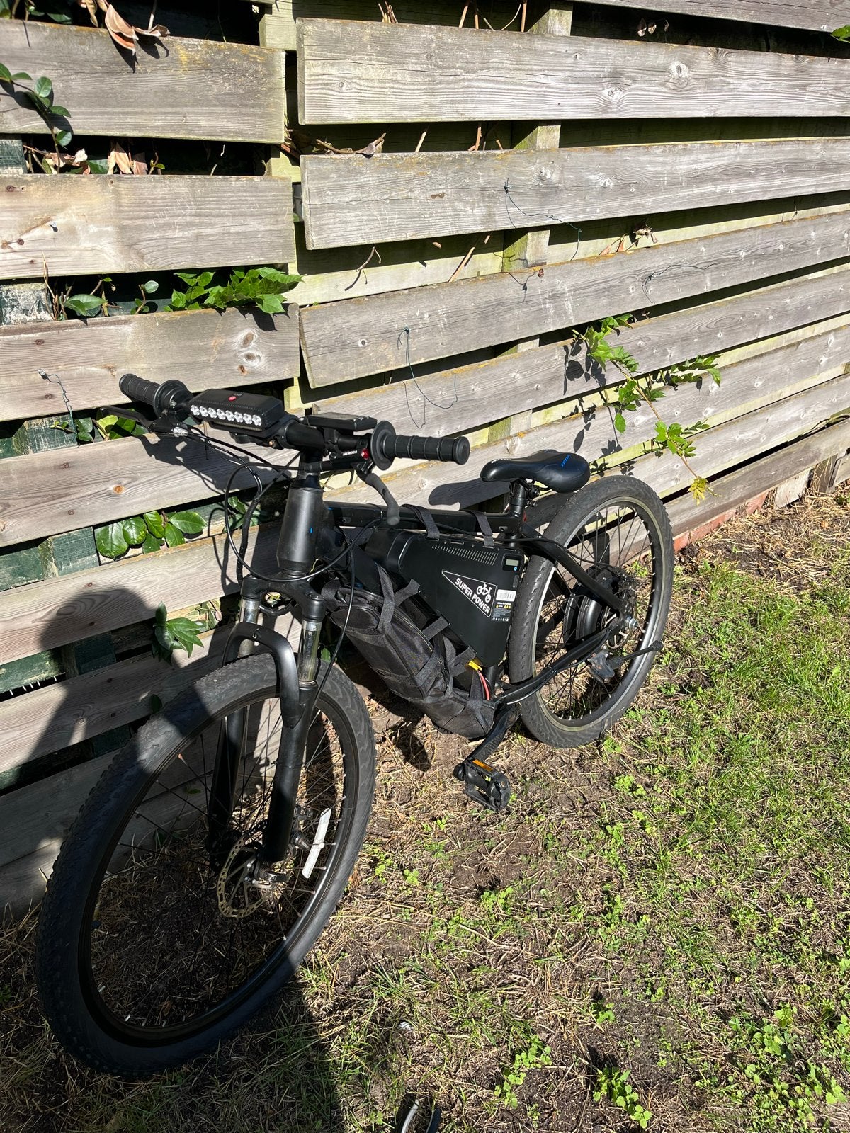 Elektrische fiets met 1500W conversiekit en 52V 20Ah accu, Gebruikt, 47 tot 51 cm, 50 km per accu of meer, Ophalen