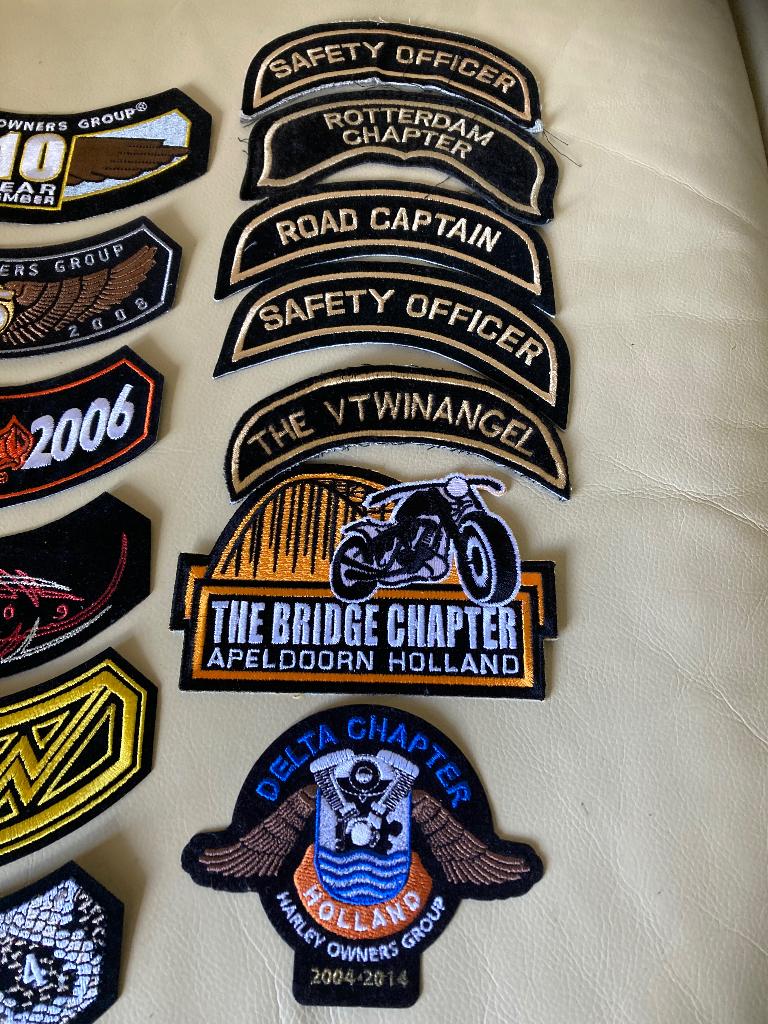 Harley Davidson patches, Ophalen of Verzenden