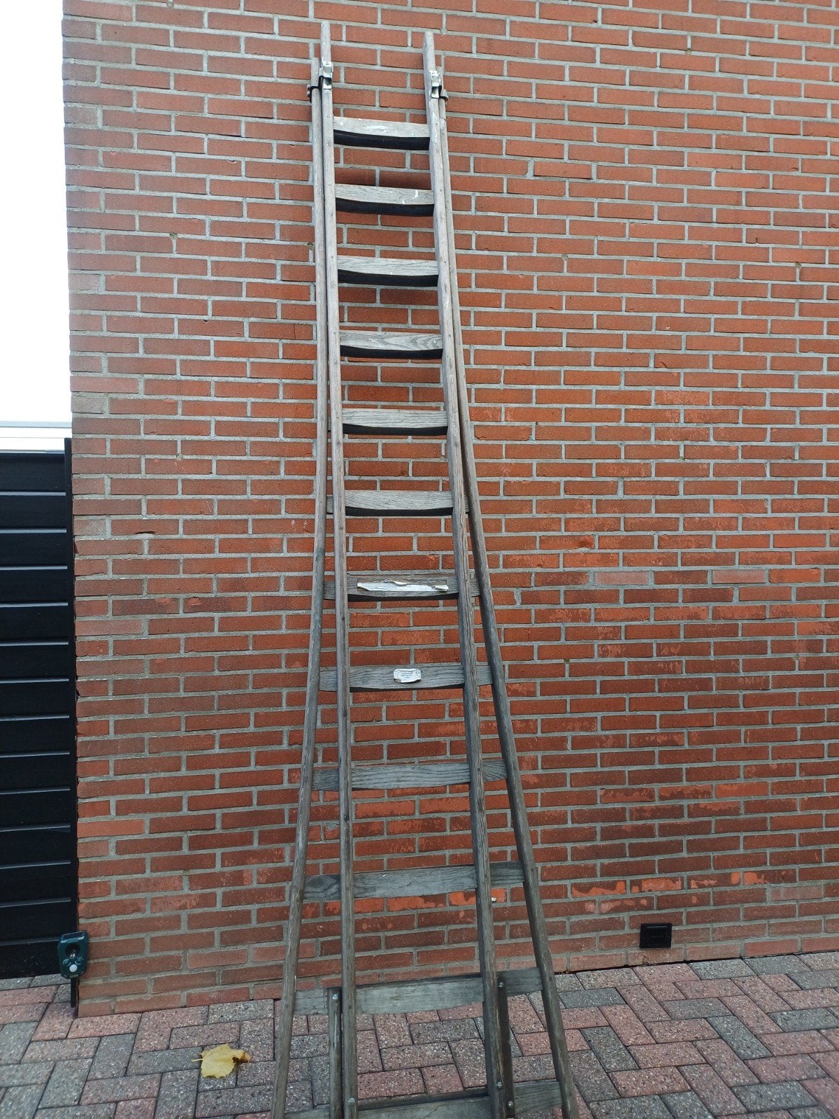 Van Eldik Opsteekladder - 2-delig, Ophalen, Gebruikt, Ladder, Opvouwbaar of Inschuifbaar