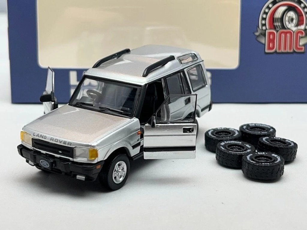 Land Rover Discovery 1 van BMC 1/64 Zilver, Ophalen of Verzenden, Nieuw, Auto
