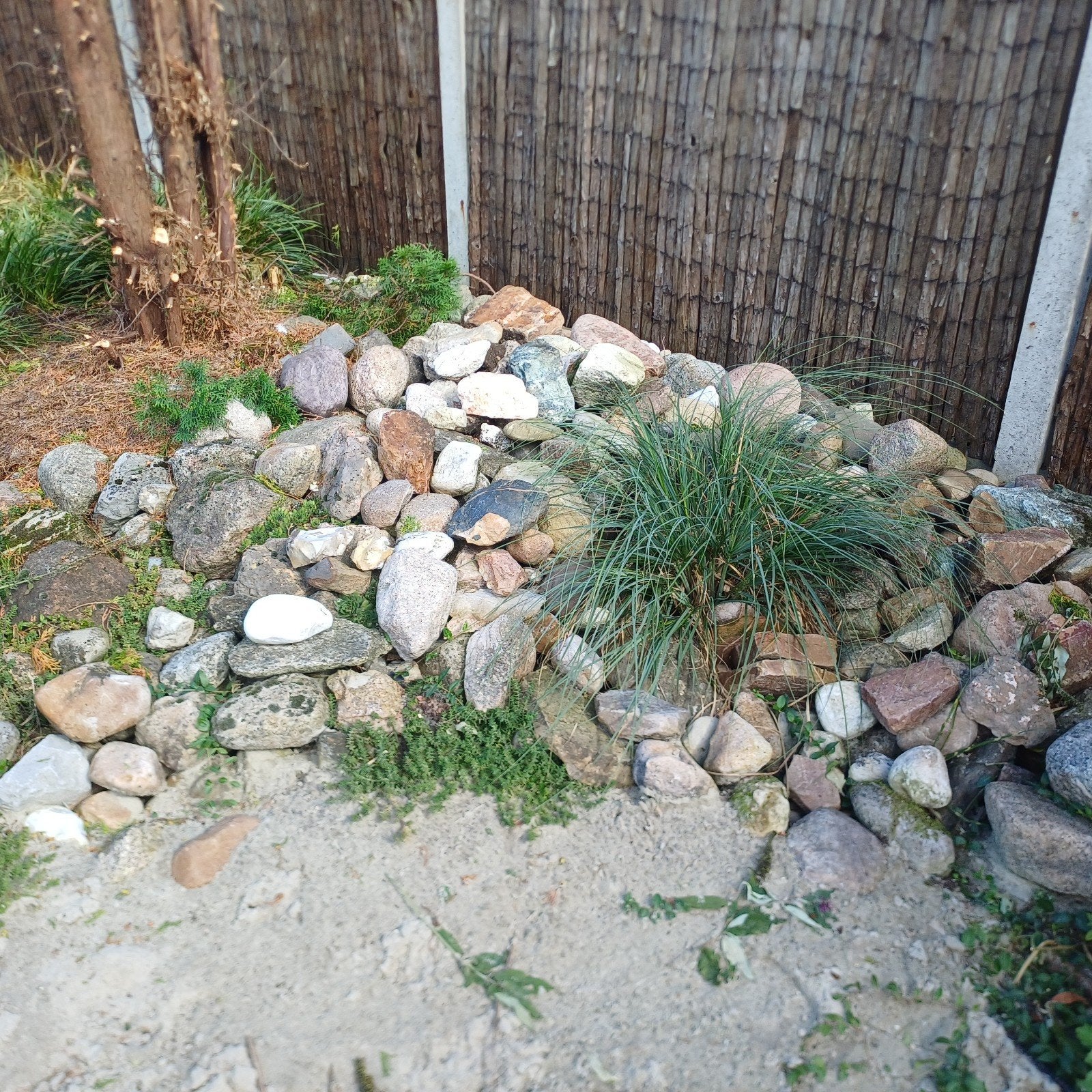 gratis veldkeien, Tuin en Terras, Ophalen, Gebruikt