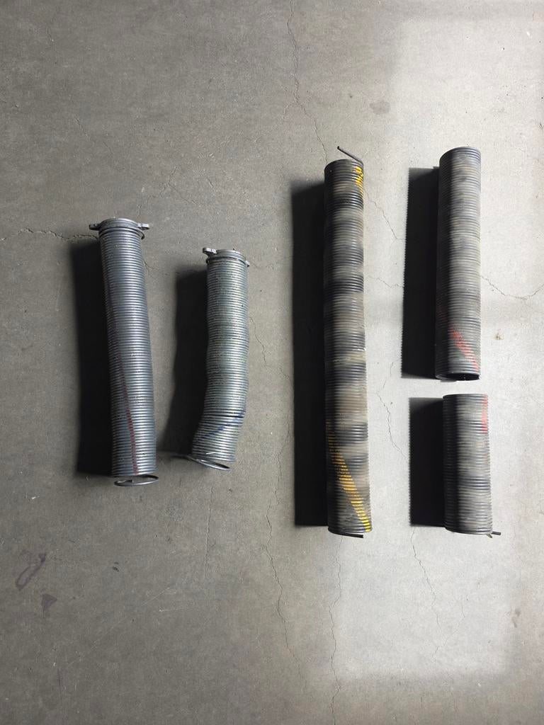 Torsieveren veren overheaddeur roldeur garagedeur, Ophalen of Verzenden, Vouwdeur, 120 cm of meer, 215 cm of meer