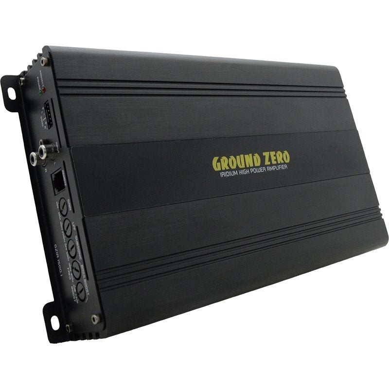 Ground Zero GZIA 1500.1 1500W RMS monoblok versterker, https://www.ground-zero-audio.com/en/support-en/contact-page/, Erlenweg 25, 85658 Egmating, Germany