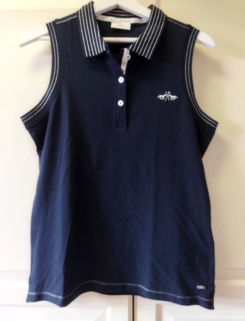 HV Society Top Donkerblauw Maat L, Blauw, L, Dressuur, Ophalen of Verzenden
