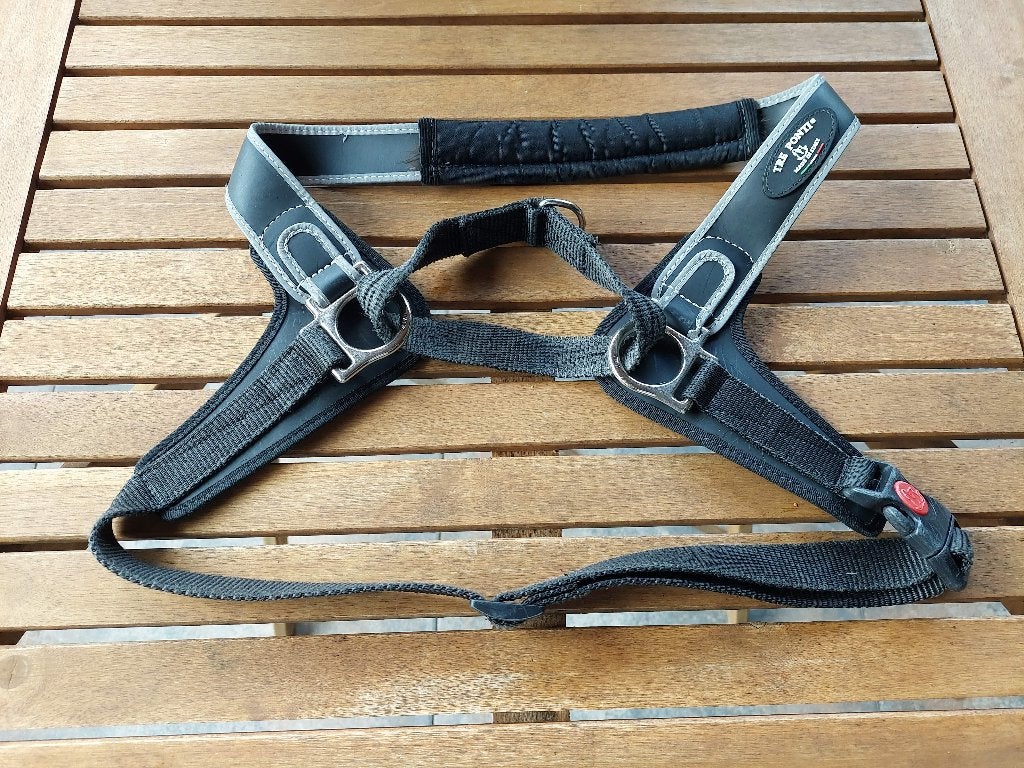 Hondenharnas Tre Ponti Forza borst-nek omvang 82cm maat L, Dieren en Toebehoren, Ophalen of Verzenden, Gebruikt, Hondenriem