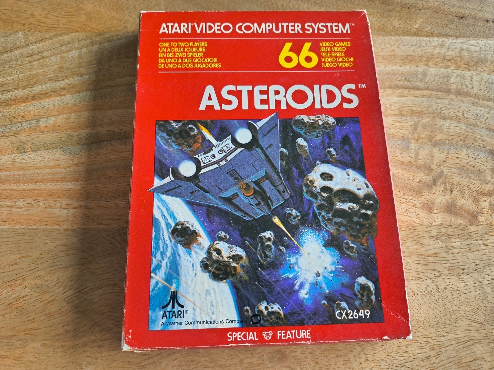 Asteroids voor de Atari 2600, Spelcomputers en Games, Gebruikt, 1 speler, Racen en Vliegen, Ophalen of Verzenden