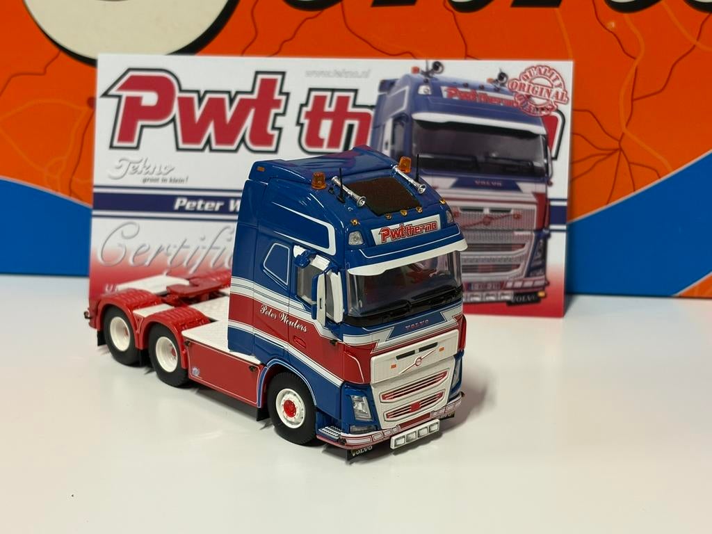 Tekno Pwt Volvo, Hobby en Vrije tijd, Modelauto's | 1:50, Ophalen of Verzenden, Zo goed als nieuw, Bus of Vrachtwagen, Tekno