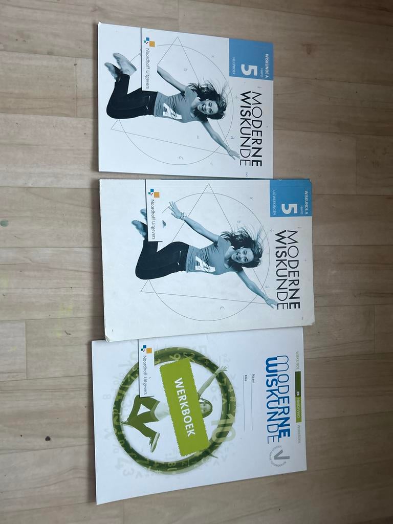 Moderne Wiskunde 5 VWO Boeken en Werkboek+ uitwerkingen, Boeken, Schoolboeken, Ophalen of Verzenden, Gelezen, VWO, Wiskunde A