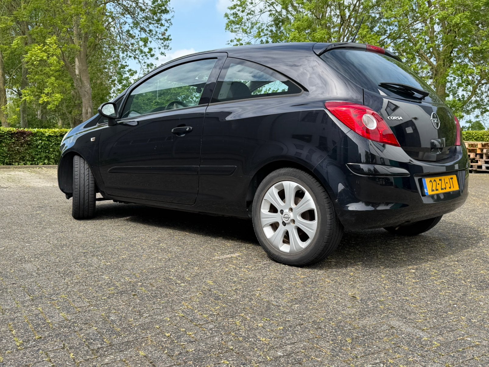 Opel Corsa 1.4-16V Enjoy NAP | Nwe Ketting | Airco | Cruise, Auto's, Voorwielaandrijving, Stof, Zwart, 4 cilinders