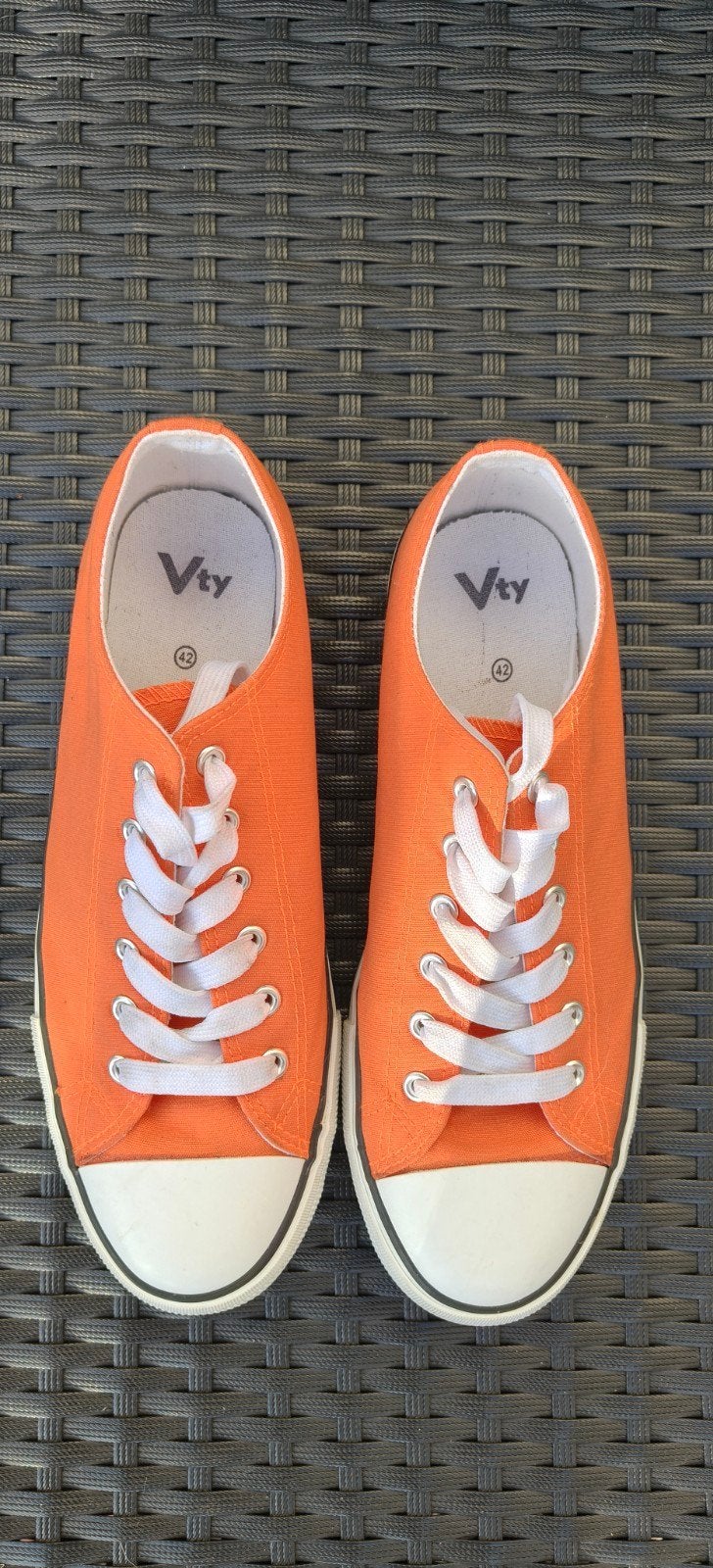 oranje schoenen maat 42, Kleding | Dames, Schoenen, Ophalen of Verzenden, Zo goed als nieuw