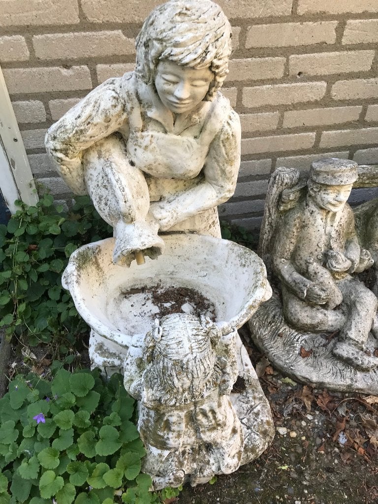 betonnen tuinbeelden, Ophalen of Verzenden, Gebruikt, Beton, Overige typen