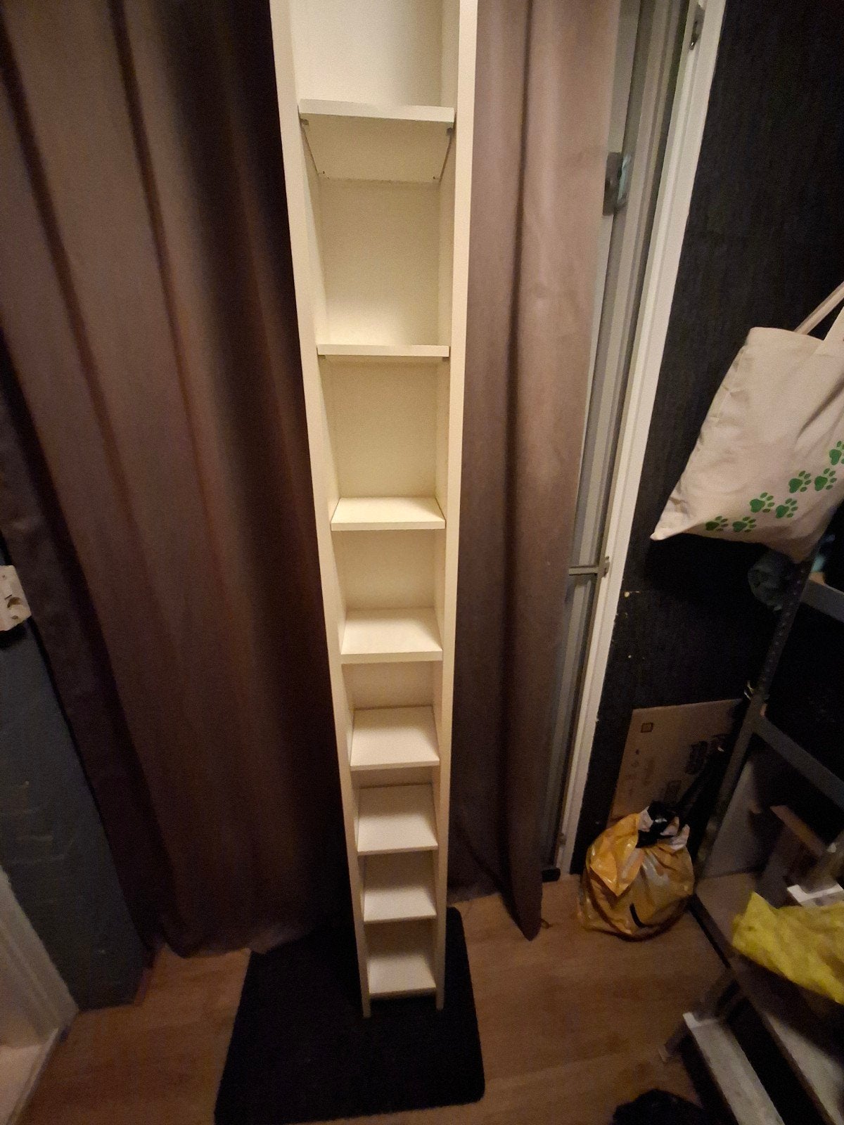 ikea cd/dvd kast, Ophalen, Gebruikt, 150 discs of meer, Hout