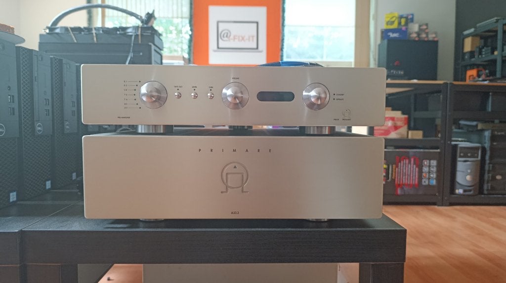 Primare Klasse A Pre30 en Dual mono A33.2 eindversterker, Audio, Tv en Foto, Info@i-fix-it.nl, Primare, Kerkpad Noord 17, Veendam