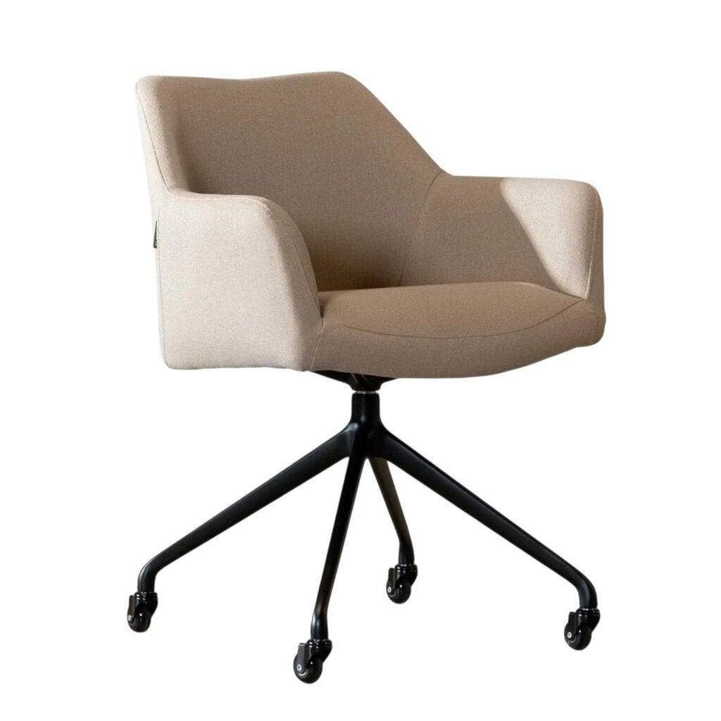 MN Home Oslo Verrijdbare Vergaderstoel Recycled Stof, Nieuw, Ophalen of Verzenden, Vijf, Zes of meer stoelen, Stof