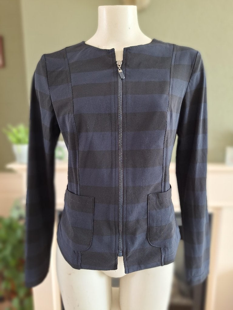 Studio Anneloes travelstof blazer jasje M 38, Kleding | Dames, Maat 38/40 (M), Studio Anneloes, Zo goed als nieuw, Jasje