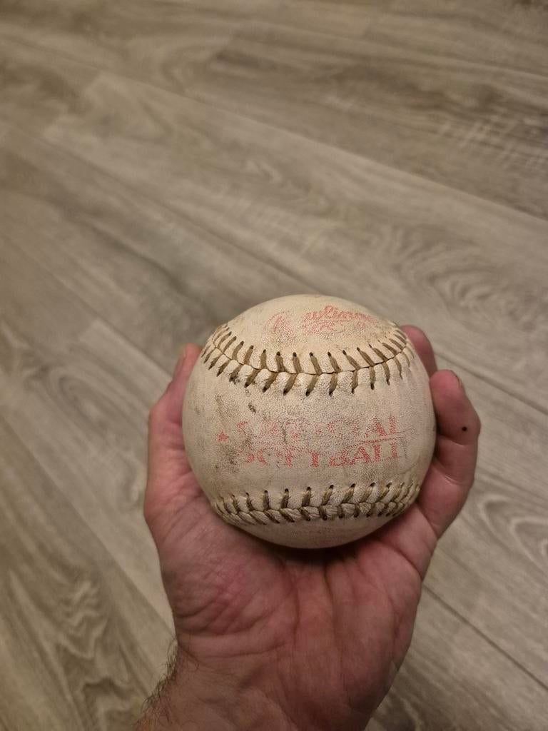 Vintage Honkbal - Rawlings Official Softball, Ophalen of Verzenden