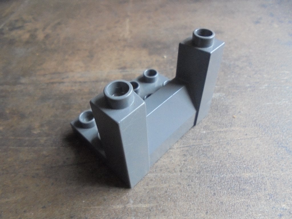Lego Duplo Plate 3x4x2,33 Rampart (zie foto's), Ophalen of Verzenden, Gebruikt, Losse stenen, Duplo