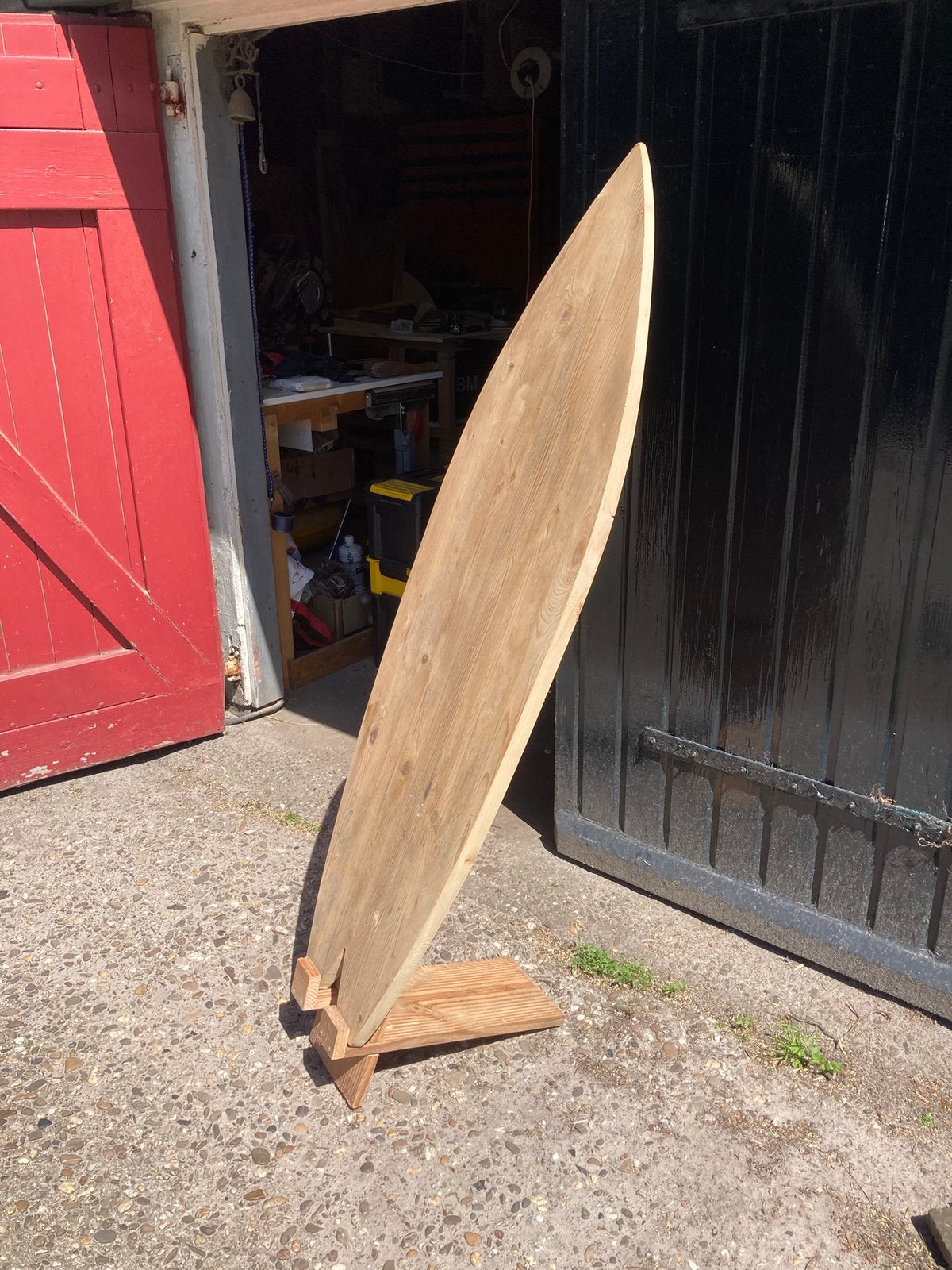Reclame bord surfboard, Ophalen of Verzenden, Woodwave Projects, Info@woodwaveprojects.nl, Bildtsestraat