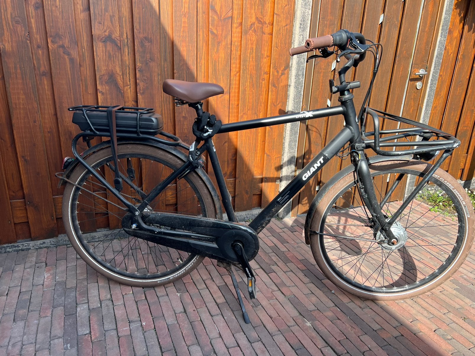 Giant triple x elektrische fiets met 7 versnellingen, Fietsen en Brommers, Fietsen | Heren | Herenfietsen, Ophalen, Gebruikt, Versnellingen