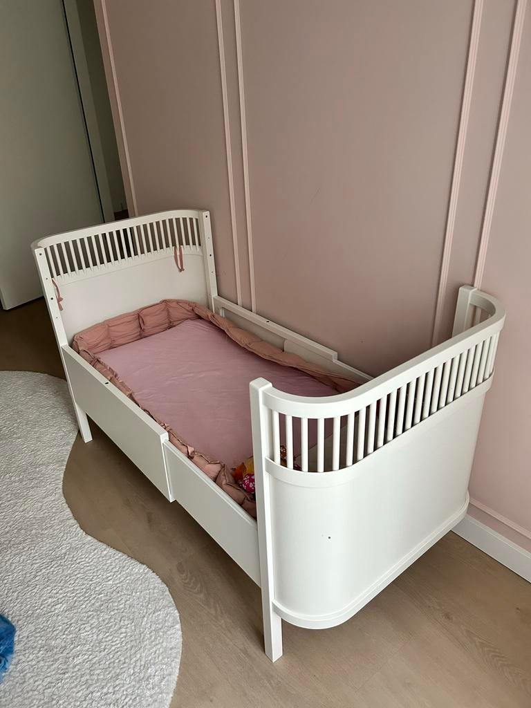 Sebra Kili meegroeibed - baby & junior, Kinderen en Baby's, Kinderkamer | Bedden, Ophalen, Gebruikt, 70 tot 85 cm, 140 tot 160 cm