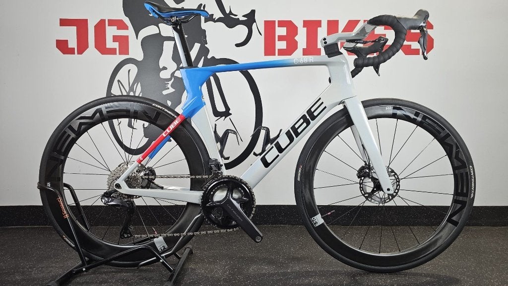 Racefiets Cube Litening C68X Race disc*Di2*Carbonwielen*, 28 inch, Carbon, Zo goed als nieuw, 57 tot 61 cm