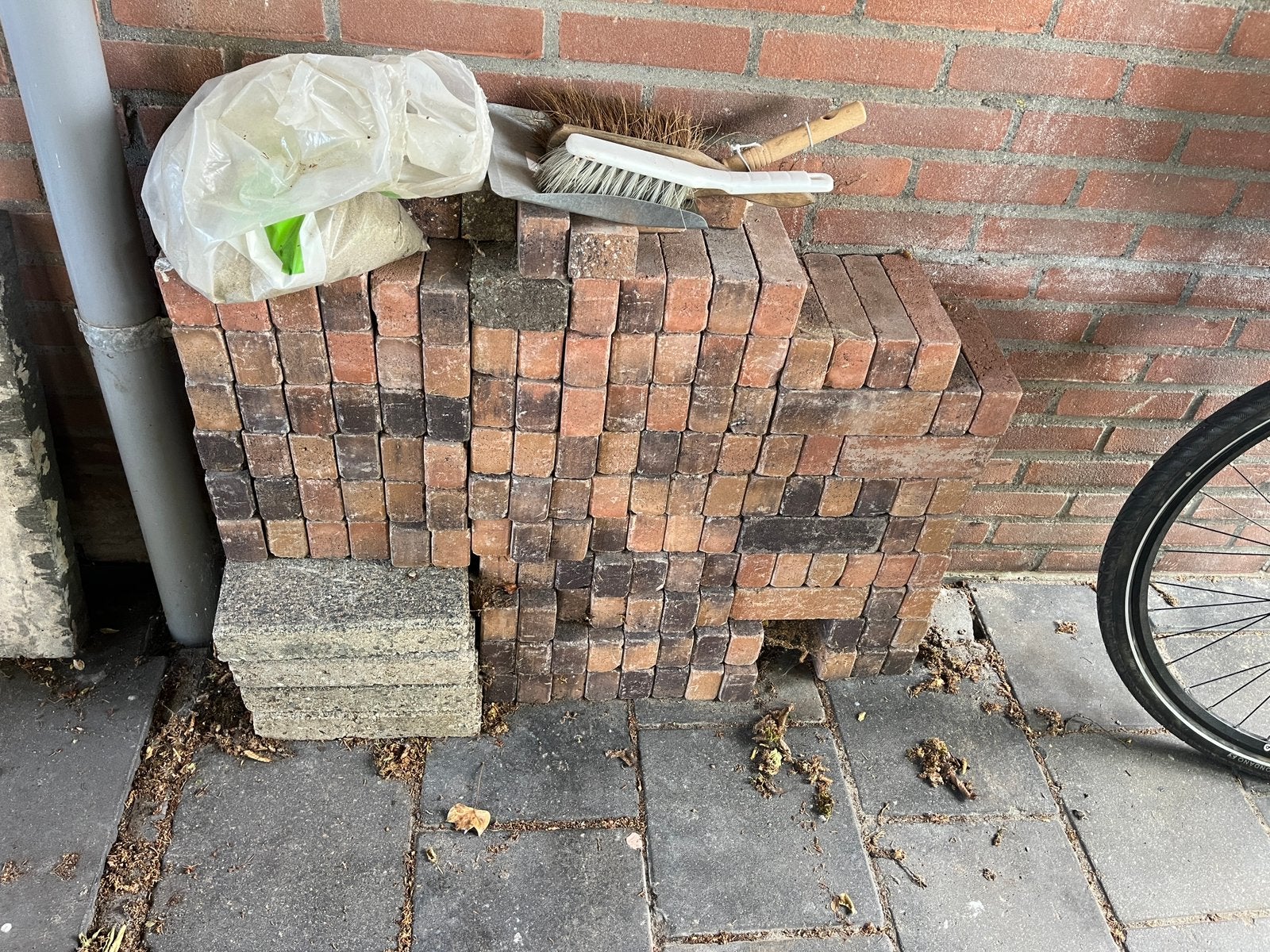 Waaltjes 20x7x5 nieuw, Tuin en Terras, Ophalen, Zo goed als nieuw, Beton, Klinkers