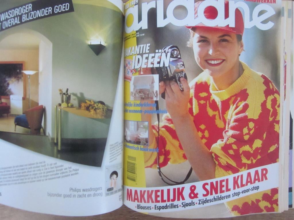 Ariadne tijdschrift Handwerken juli 1989, Ophalen of Verzenden, Zo goed als nieuw, Damesbladen