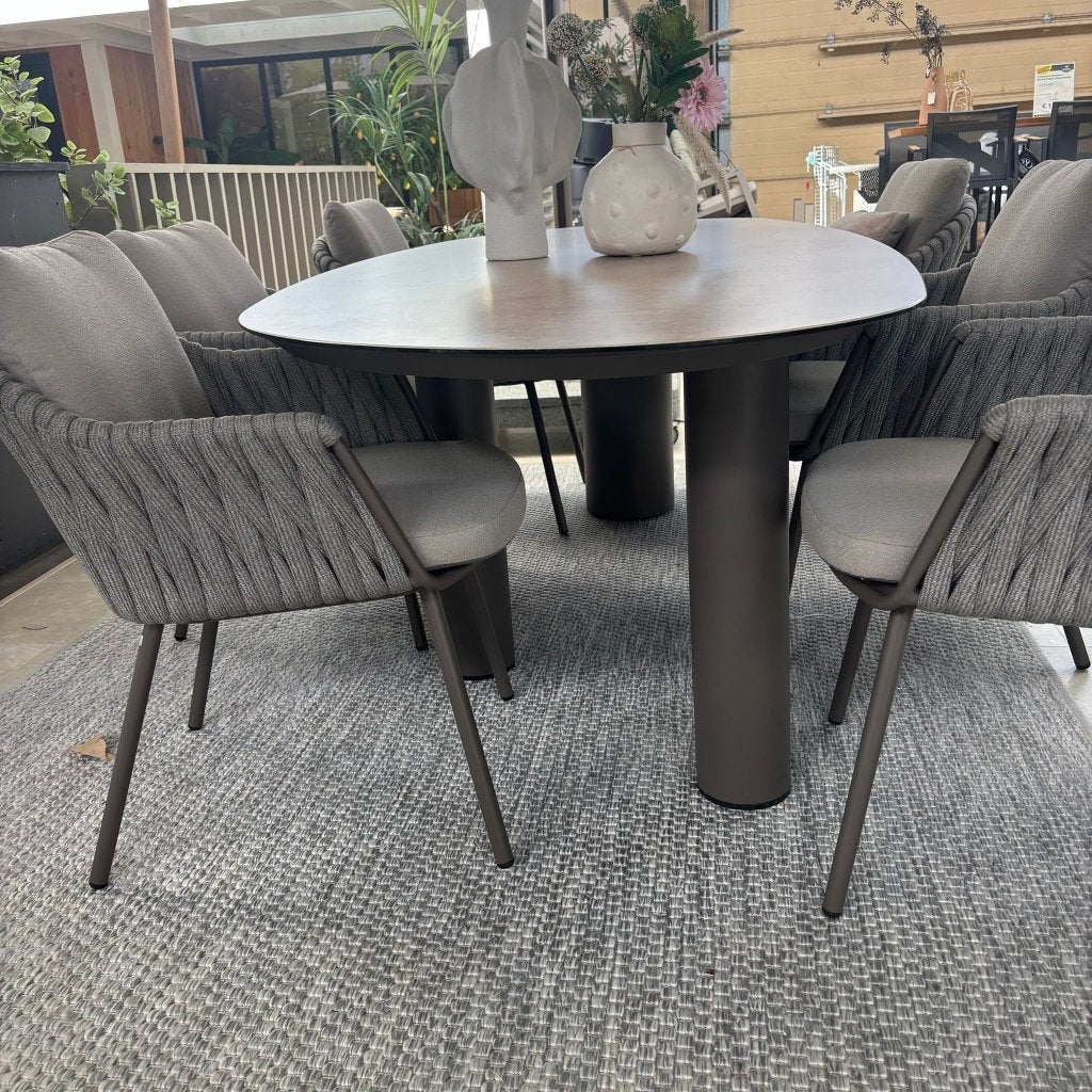 Cannes Tuinset | OP = OP, 6 zitplaatsen, Ophalen of Verzenden, Tuinset, Eettafel