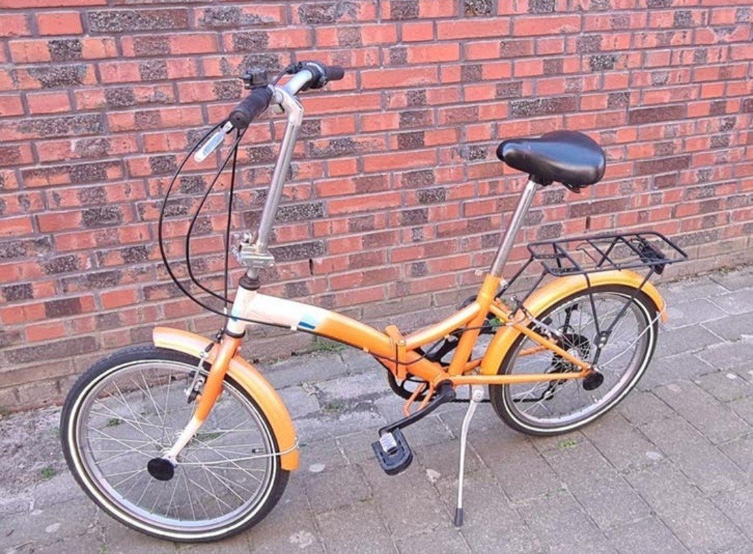 Handige opvouwbare vouwfiets - Ideaal voor woon-werkverkeer, Ophalen, Zo goed als nieuw, Totaal opvouwbaar, Versnellingen