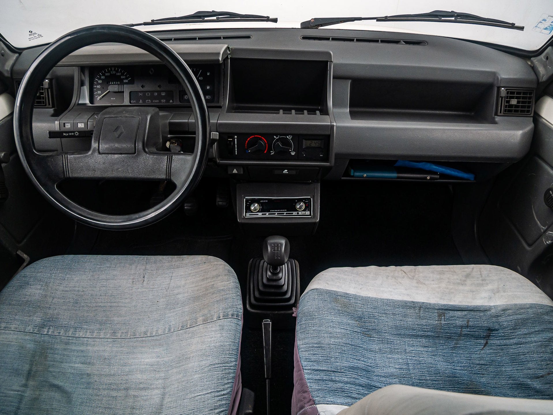 Renault 5 1.1 Campus Radio/13", Auto's, Renault, Stof, Gebruikt, Wit, Bedrijf