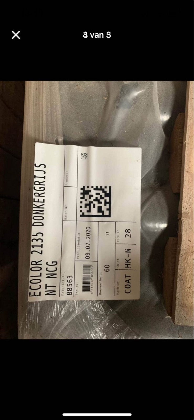 Eternit golfplaten nieuw, Ophalen, Overige materialen, Zwart, Nieuw