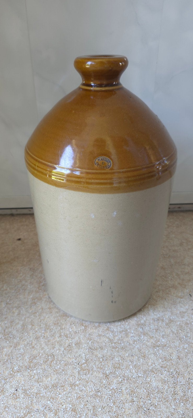 Vintage Pearsons of Chesterfield Stoneware Voorraadpot, Antiek en Kunst, Ophalen