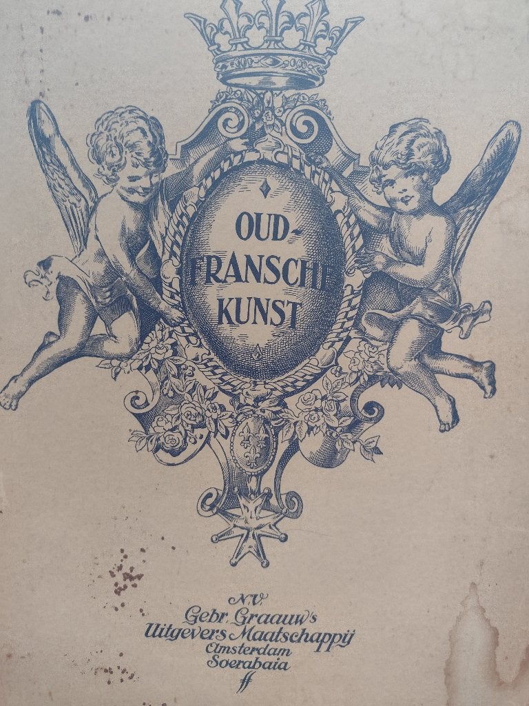 Map Oud Fransche Kunst uitgegeven door Gebroeders, Antiek en Kunst, Ophalen of Verzenden