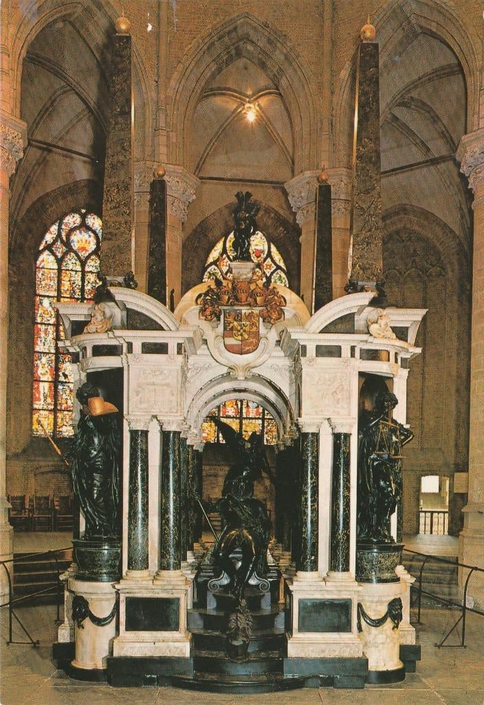 DELFT Nieuwe Kerk Grafmonument Zonder Hek, Verzenden, 1980 tot heden, Ongelopen, Zuid-Holland