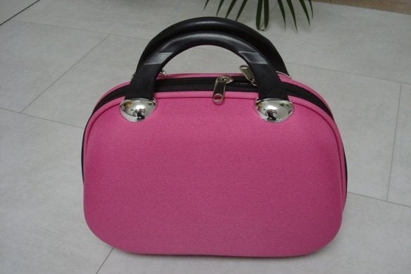 Nieuwe roze hardcase beautycase en aparte toilettas vakantie, Ophalen of Verzenden, Nieuw, Roze, Hardcase