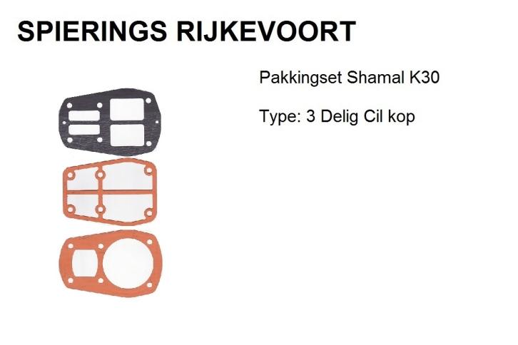 pakkingset k30 shamal chinook pakking koppakking, Doe-het-zelf en Verbouw, Compressors, Niet ingevuld, Niet ingevuld, Nieuw, Ophalen of Verzenden