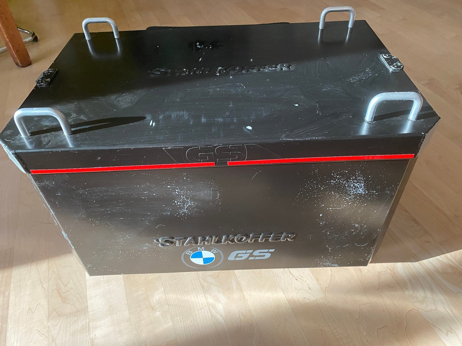 Topkoffer, fabrikaat Stahlkoffer (universeel type), Motoren, Ophalen, Gebruikt