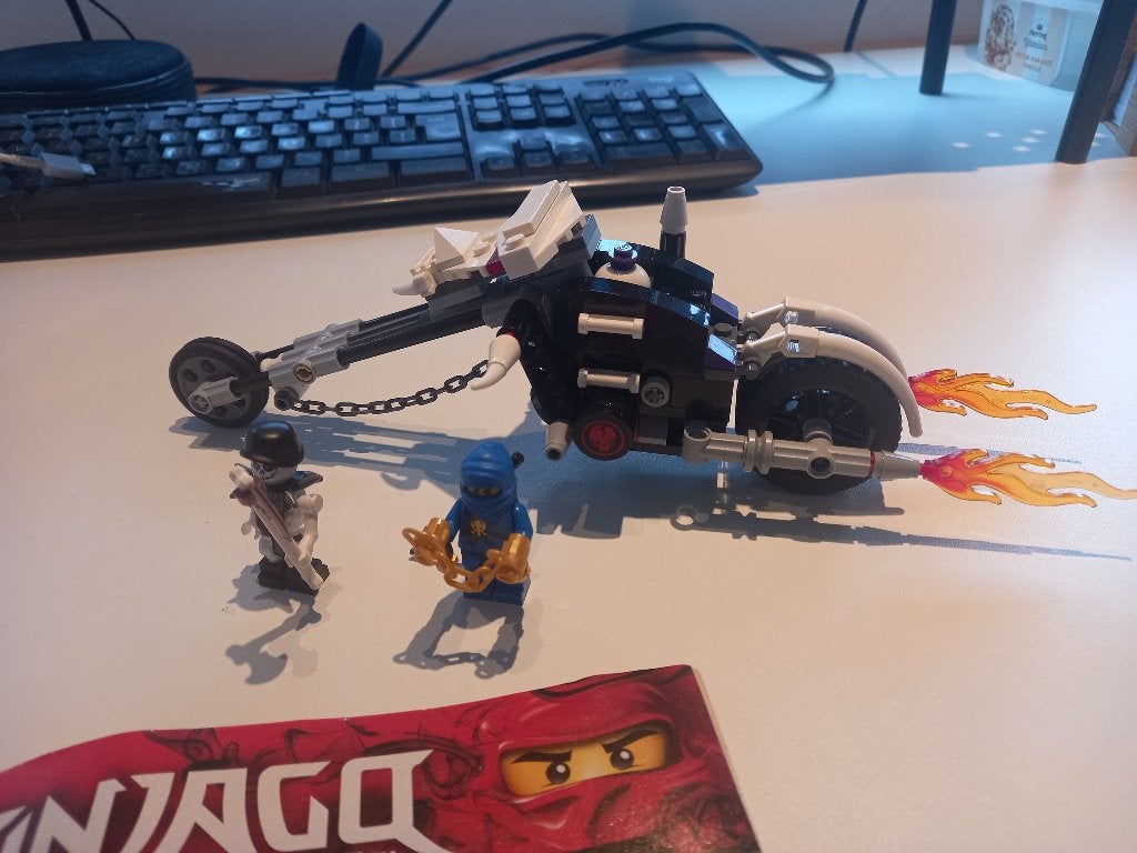 Lego Ninjago 2259 Skull Motor, Lego, Ophalen of Verzenden, Zo goed als nieuw, Inclusief instructies