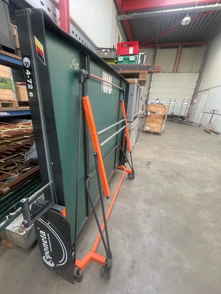 Sponeta Tafeltennistafel S 4-72 e - Inklapbaar & Verrijdbaar, Sport en Fitness, Tafeltennis, Ophalen of Verzenden, Gebruikt, Tafel Indoor