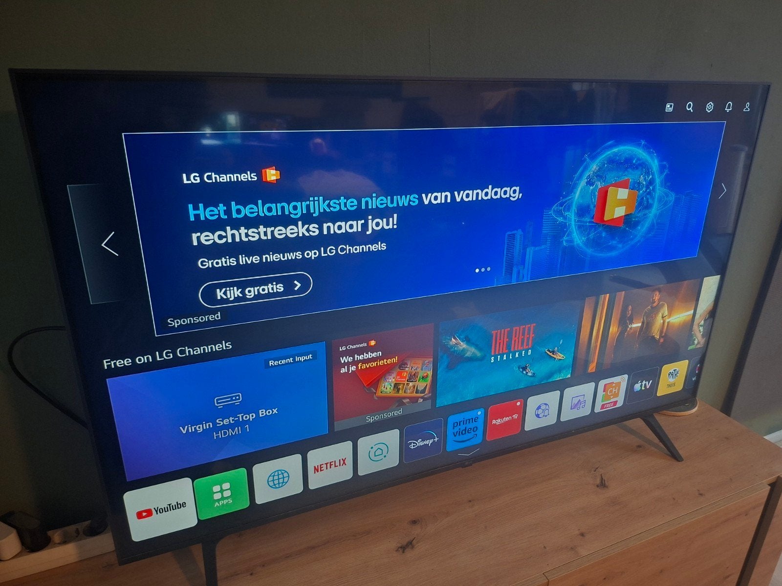 LG 55" 4K Smart TV, Ophalen, LED, 50 Hz, Zo goed als nieuw
