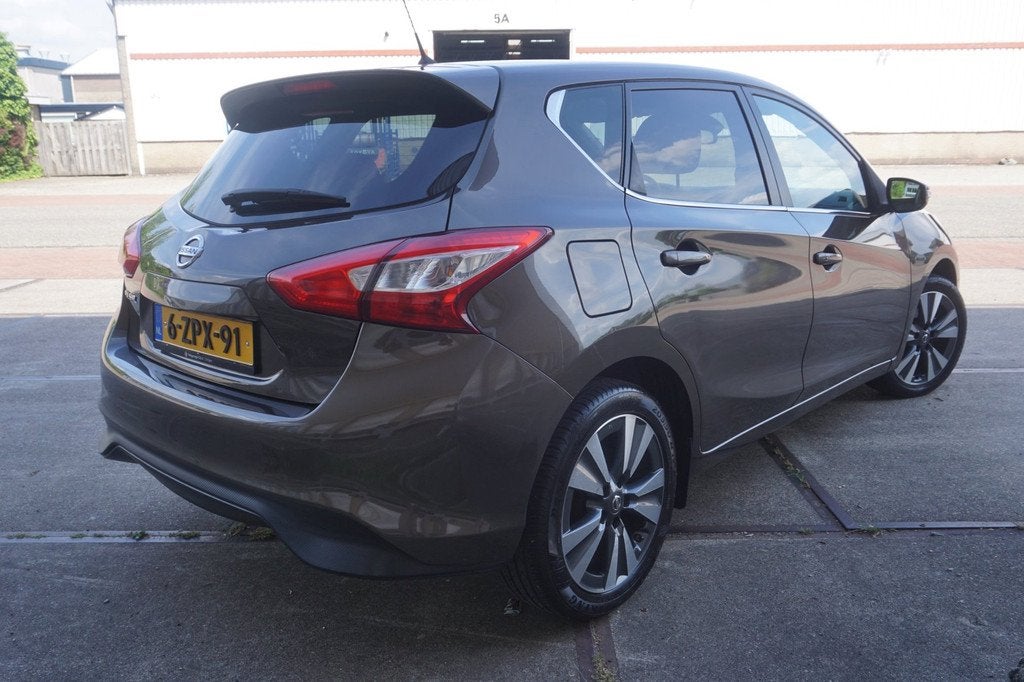Nissan Pulsar 1.2 DIG-T Connect Edition, Auto's, Nissan, Euro 5, Stof, Gebruikt, Zwart