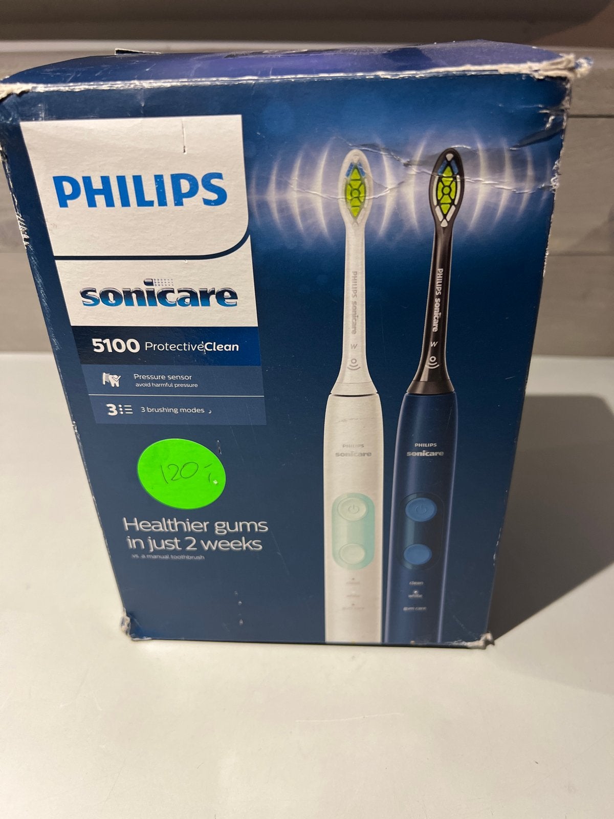 Philips Sonicare 5100 ProtectiveClean Elektrische Tandenbors, N, N, Nieuw, Ophalen of Verzenden