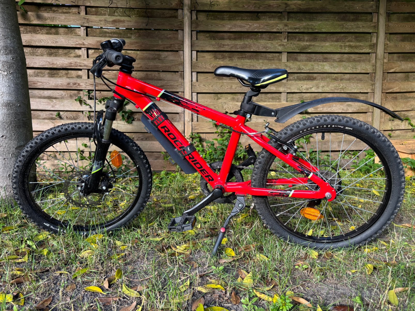 Rockrider mountainbike rood 20 inch, Fietsen en Brommers, Fietsen | Mountainbikes en ATB, Heren, Zo goed als nieuw, Ophalen, Overige merken