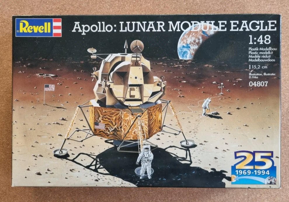 Revell 04807 Apollo : LUNAR MODULE EAGLE 1:48 SEALED, Revell, Ophalen of Verzenden, Zo goed als nieuw, Groter dan 1:72